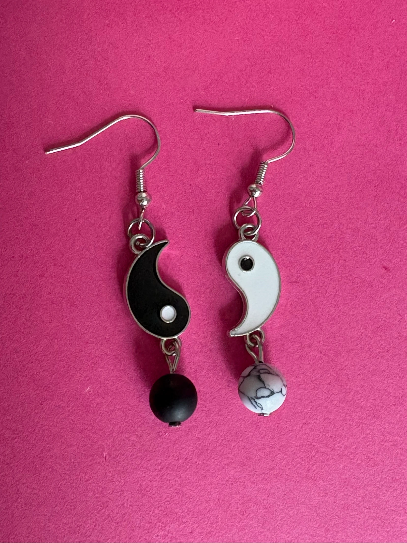 Yin Yang hangende oorbellen - Zen & Spiritueel Stijl – photo 3